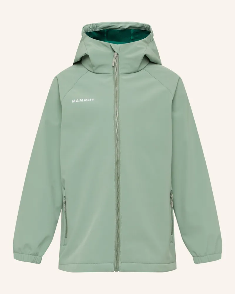 Mammut Softshelljacke Ultimate Comfort So Mit Kapuze gruen Grün