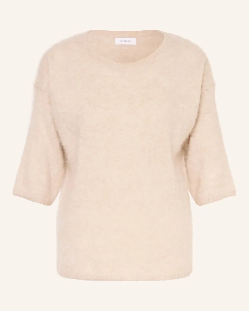 Darling Harbour Cashmere-Pullover mit 3/4-Arm Sand
