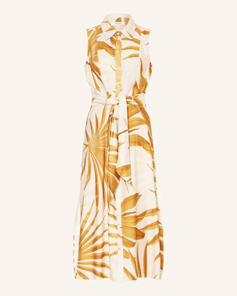 Reiss Hemdblusenkleid MORGAN Hellgelb