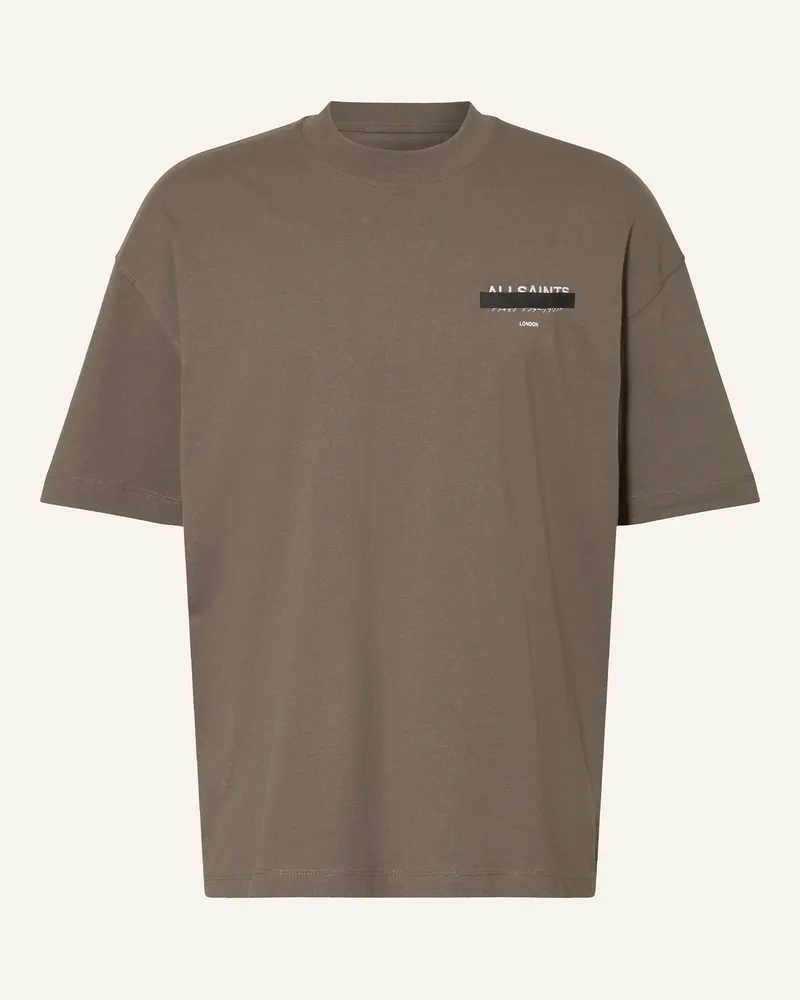 AllSaints T-Shirt REDACT Oliv