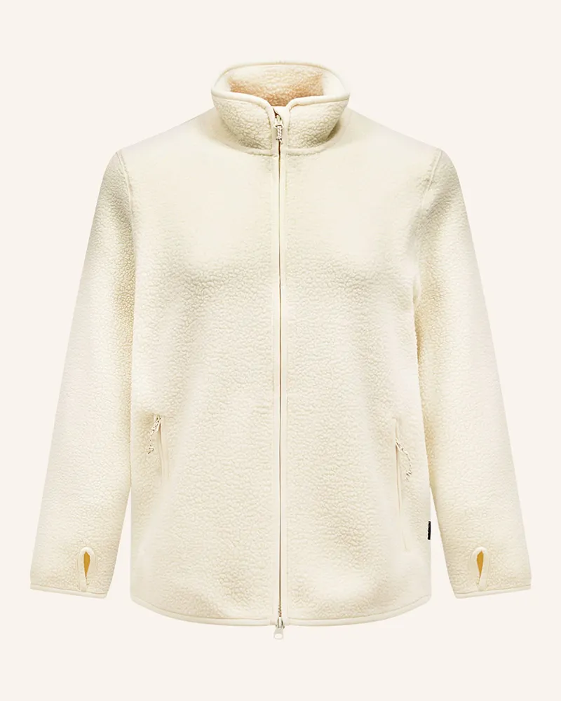 Peak Performance Fleecejacke Pile Zip weiss Creme