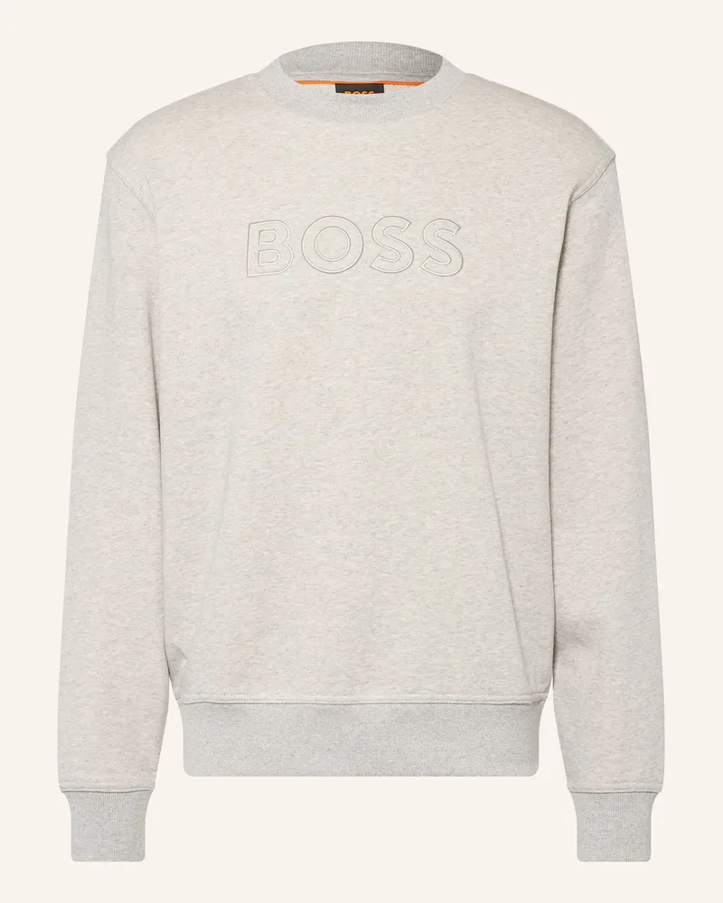 HUGO BOSS Sweatshirt grau Grau