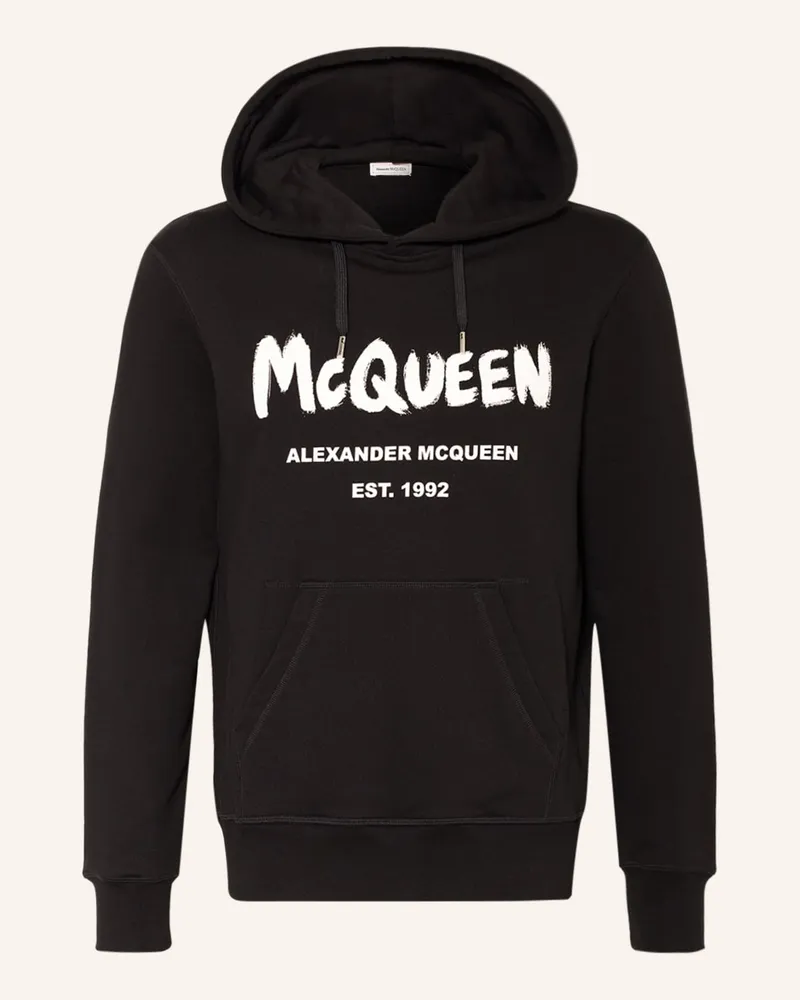 Alexander McQueen Hoodie Schwarz