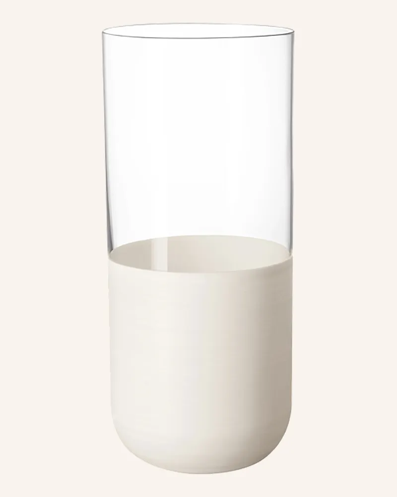 Villeroy & Boch Longdrink-Glas, Set 4tlg. Manufacture Rock Blanc weiss Weiss