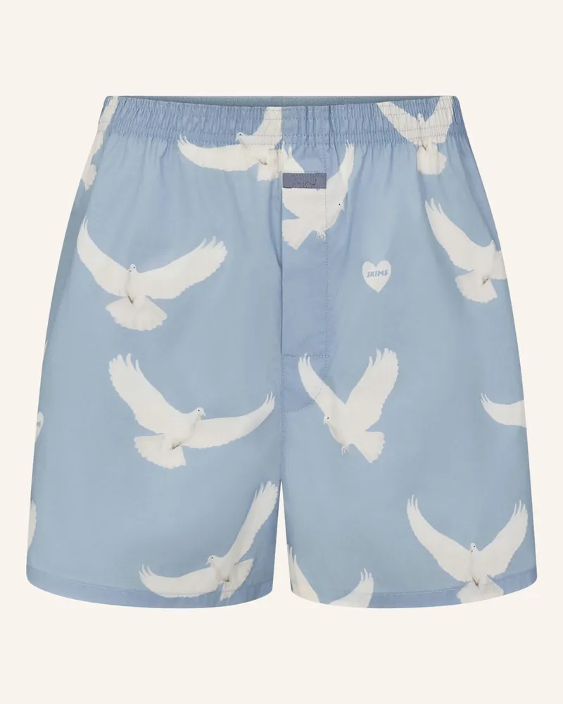 SKIMS Boxershorts Cotton Poplin gruen Aero