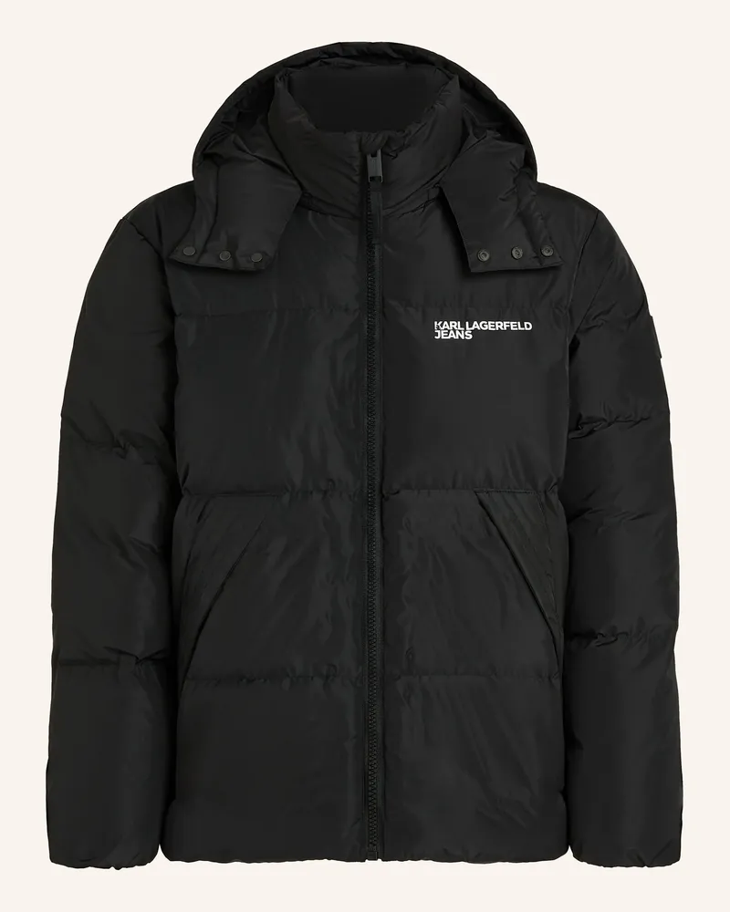 Karl Lagerfeld Jacke schwarz Schwarz
