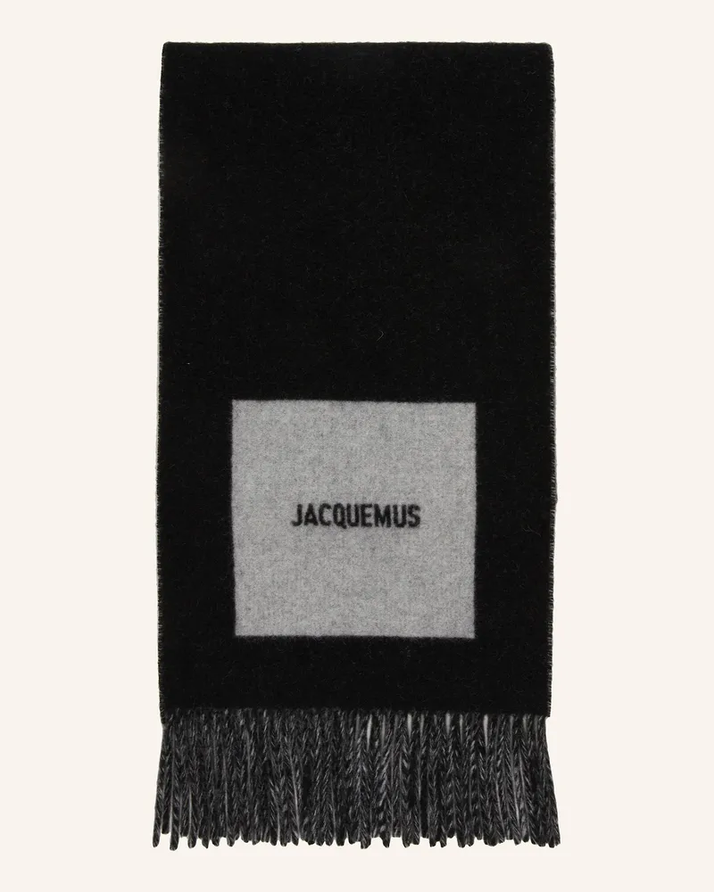 Jacquemus Schal LE CHARPE ROND CARRE Schwarz