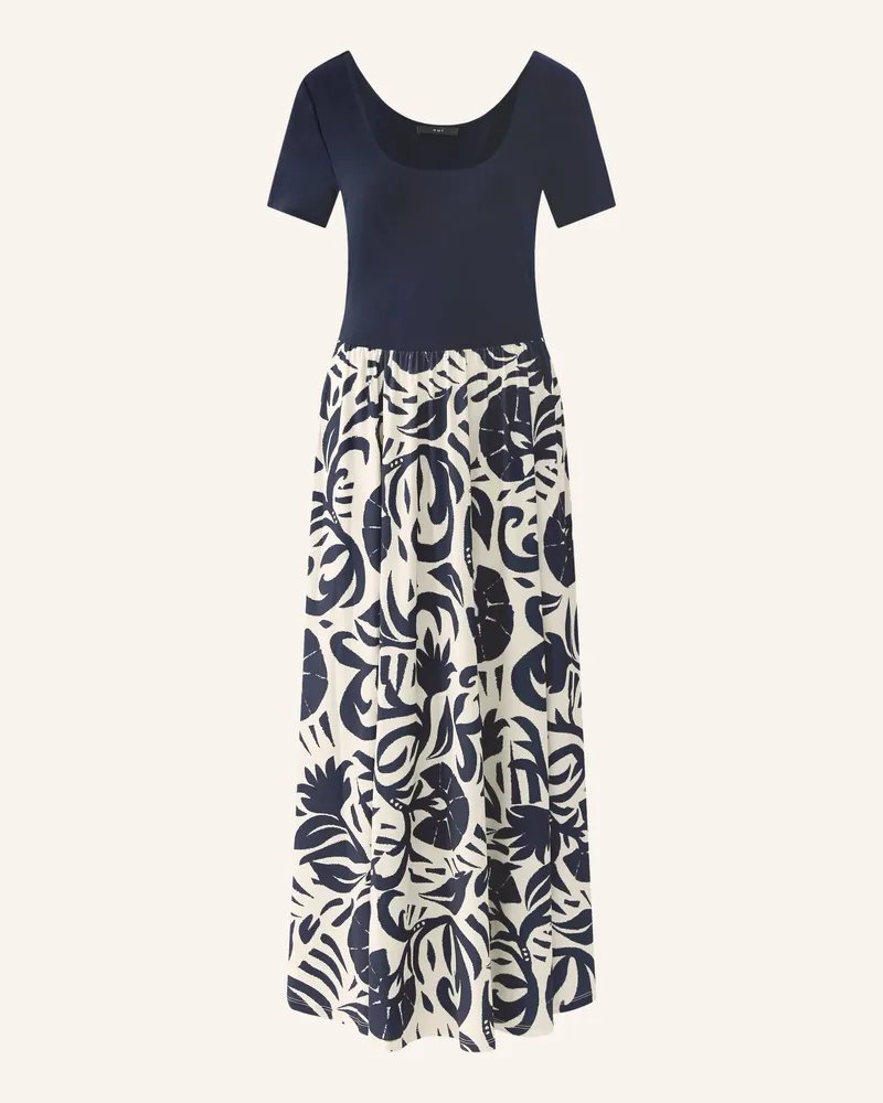 Oui  Kleid weiss Dunkelblau