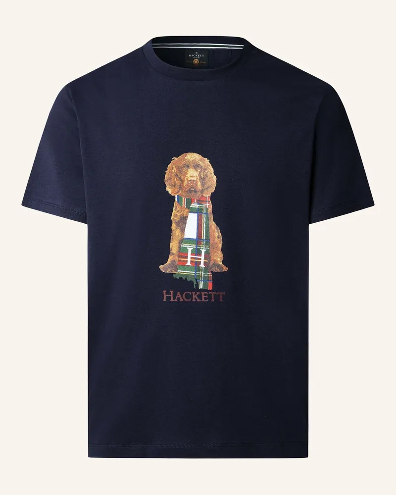 Hackett T-Shirt HERITAGE HARRY TEE Blau