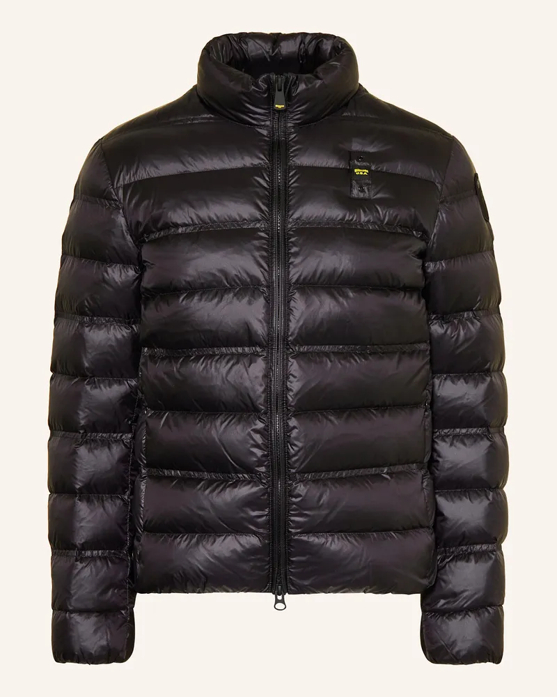 Blauer Daunenjacke BELMONT Schwarz
