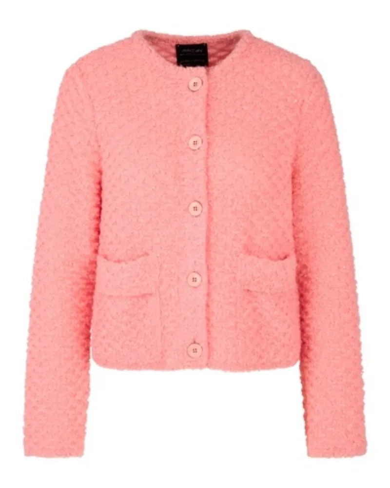 Marc Cain Strickjacke mit Pailletten Rosa