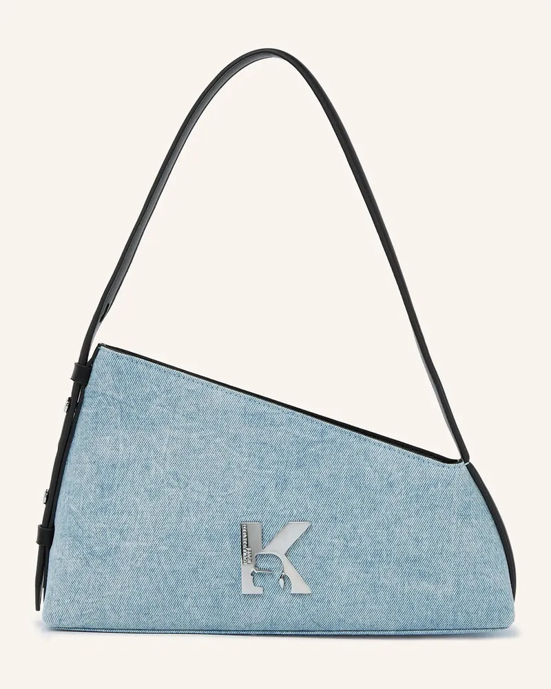 Karl Lagerfeld Schultertasche blau Hellblau