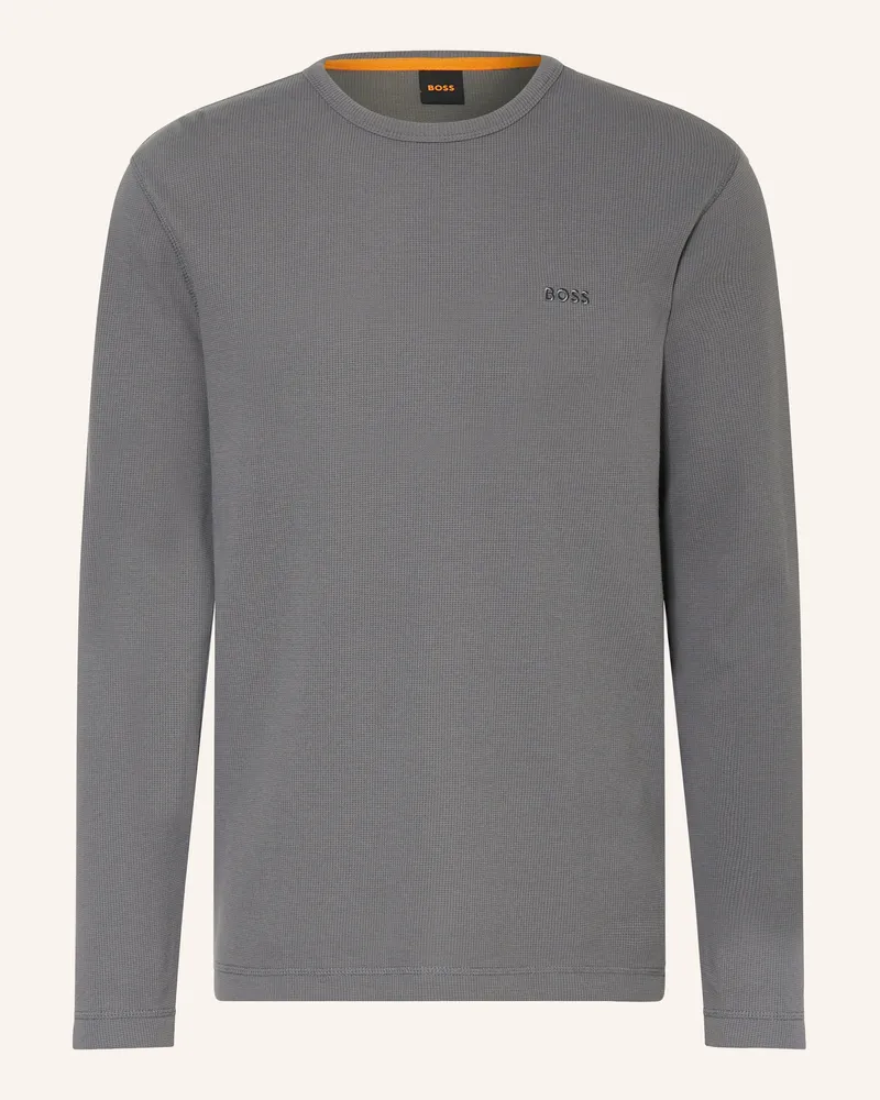 HUGO BOSS Longsleeve TEMPESTO Grau