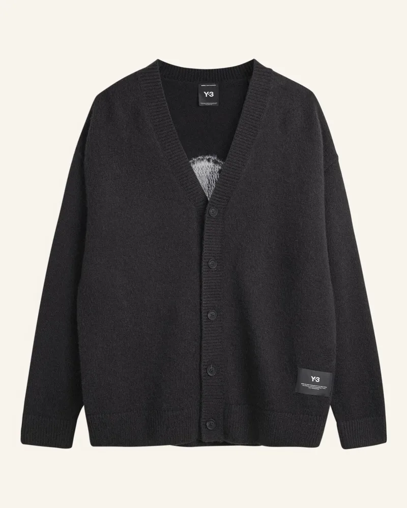 Y-3 Y-3 Chito Grafik Strickjacke schwarz Schwarz