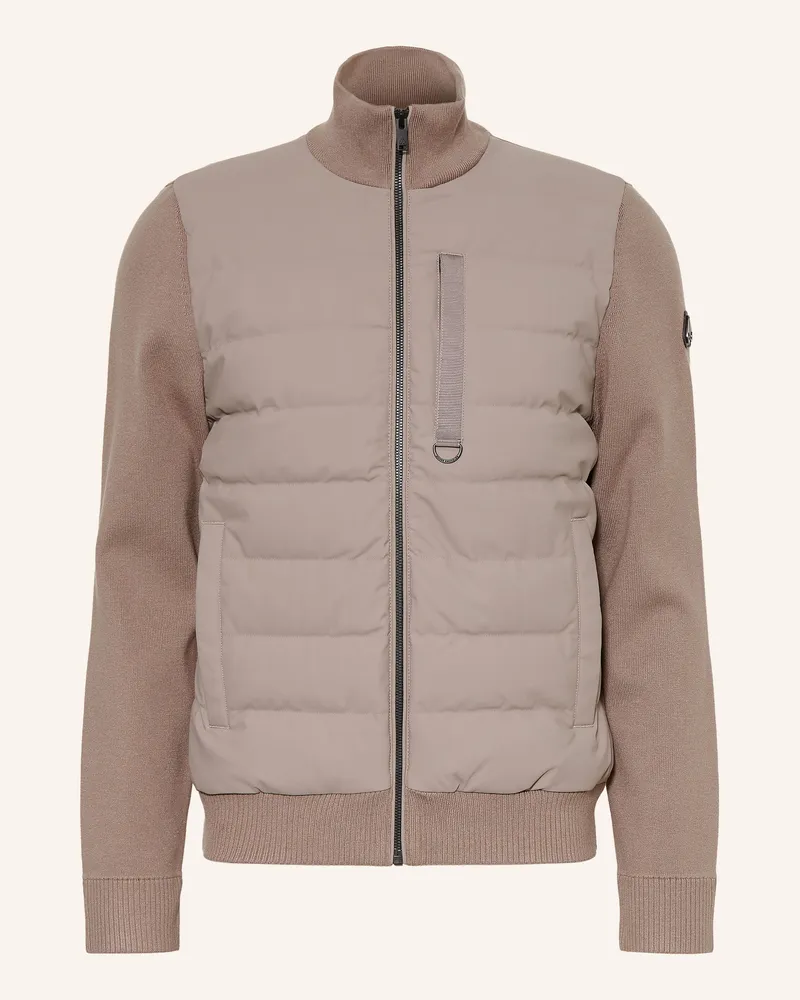 Moose Knuckles Lightweight-Daunenjacke Kamet Im Materialmix beige Taupe