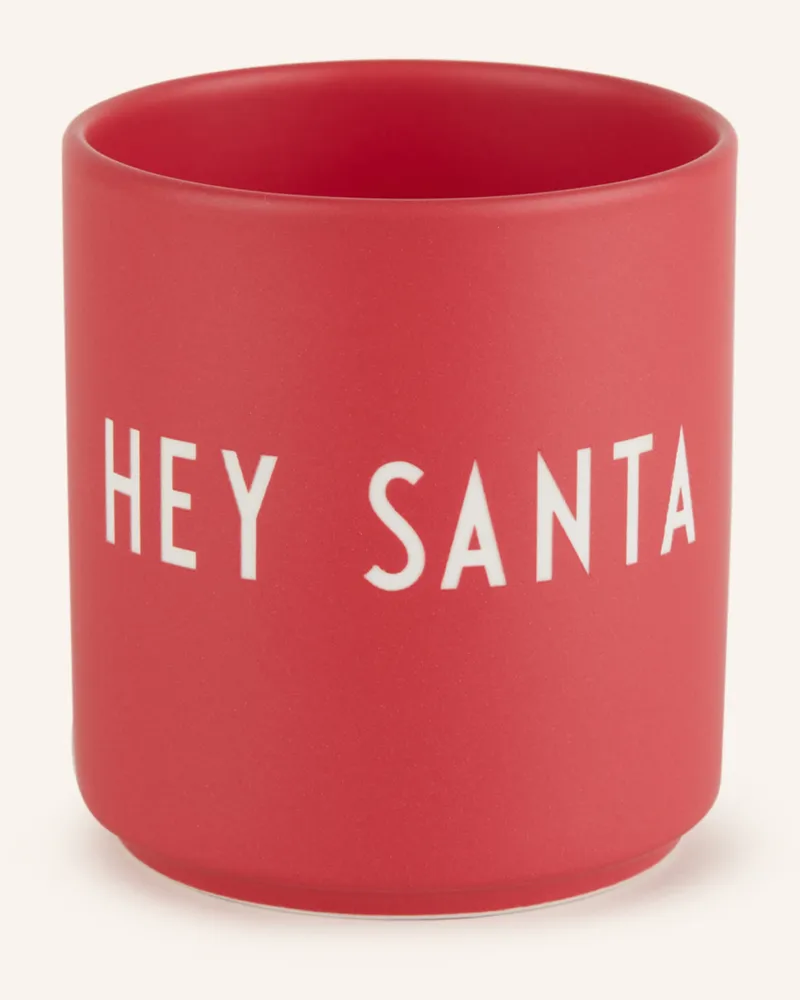 DESIGN LETTERS Becher Hey Santa rot Terra