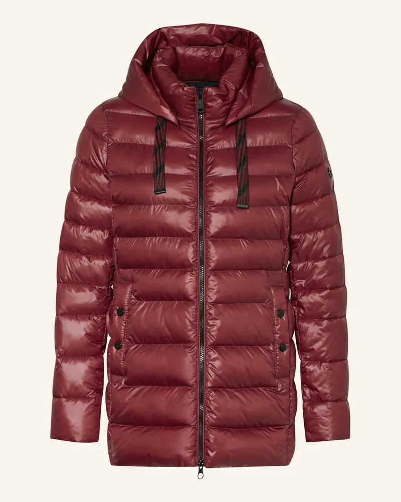 Fuchs Schmitt Steppjacke mit abnehmbarer Kapuze Rot