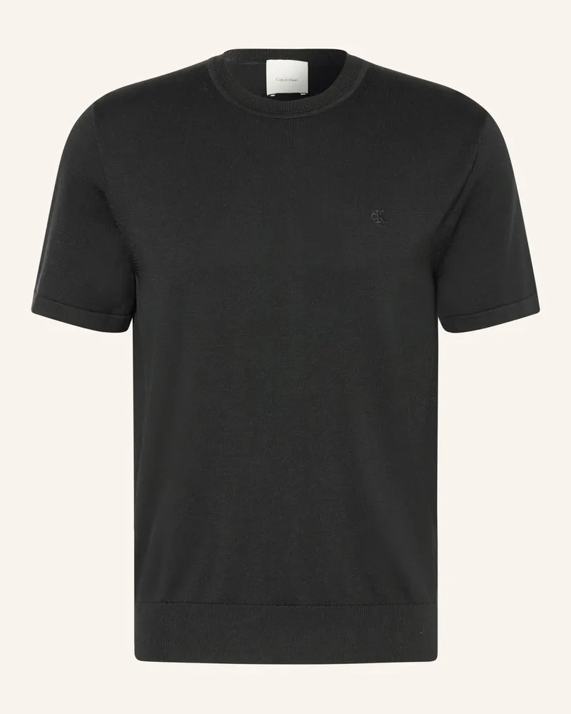 Calvin Klein Strickshirt schwarz Schwarz