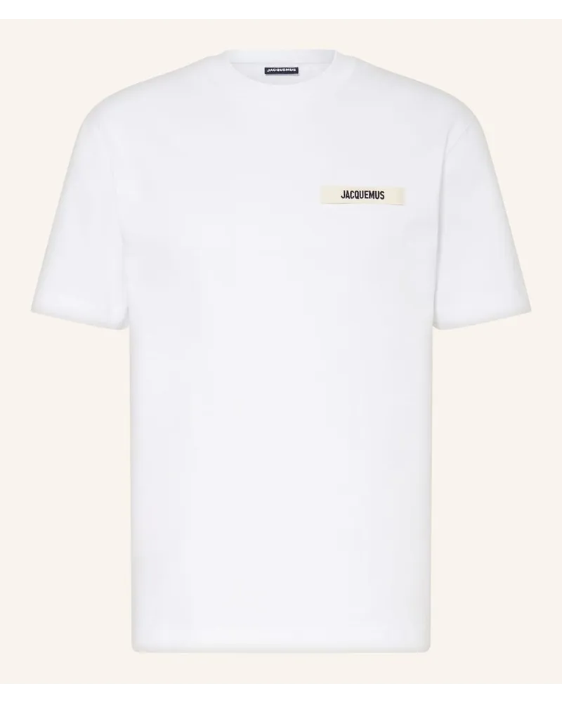 Jacquemus T-Shirt LE TSHIRT GROS GRAIN Weiss