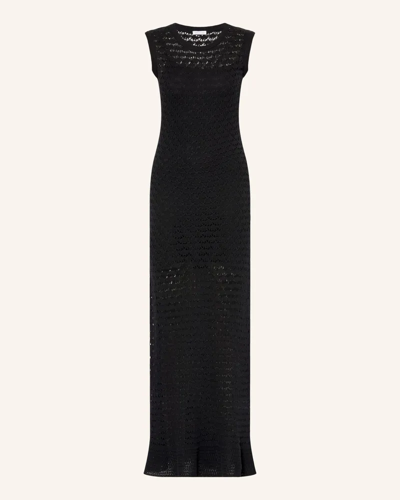 Mrs & HUGS Strickkleid schwarz Schwarz
