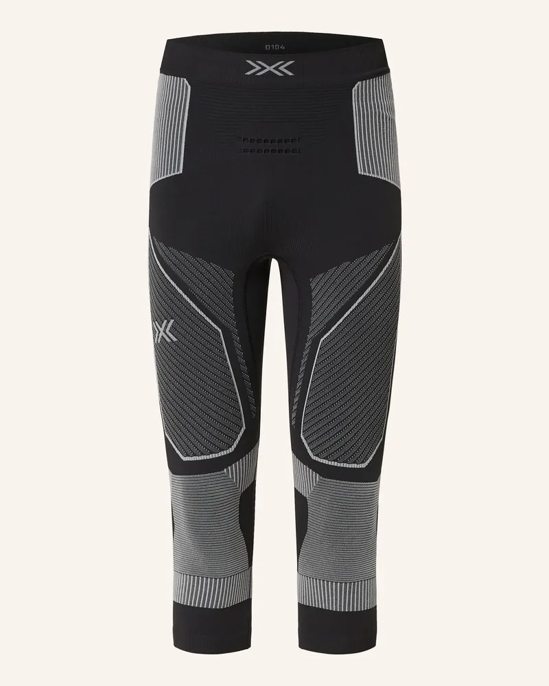 X-Bionic Funktionswäsche-Hose ENERGY ACCUMULATOR mit verkürzter Beinlänge Schwarz