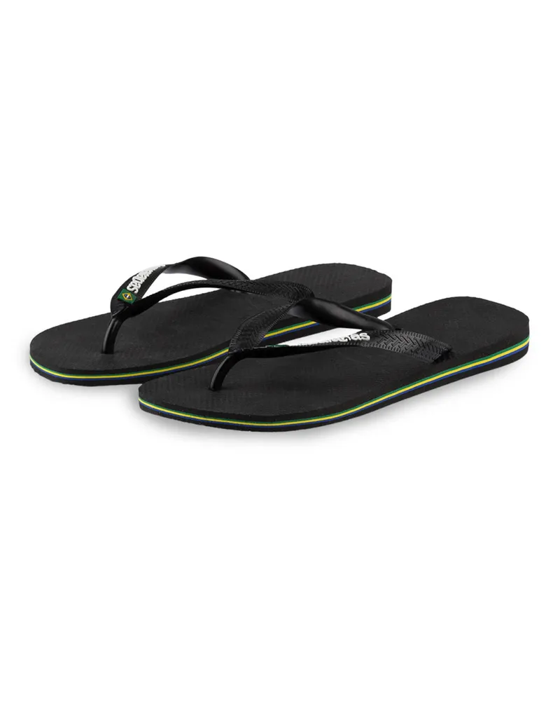 Havaianas Zehentrenner BRAZIL Schwarz