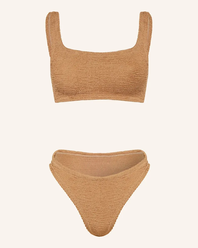 Hunza G Bustier-Bikini Xandra braun Camel