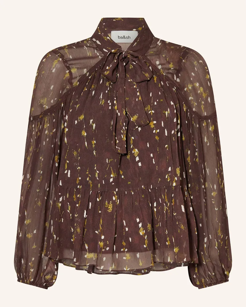 ba&sh Schluppenbluse KAMALA Braun