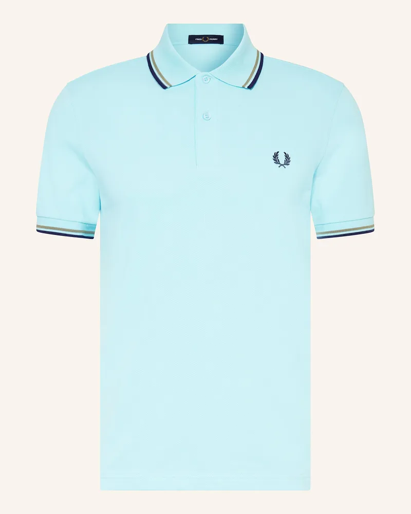 Fred Perry Piqué-Poloshirt Türkis