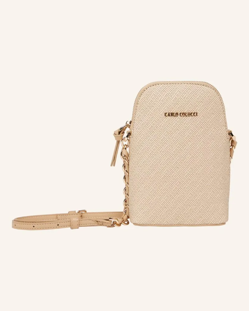 Carlo Colucci Minitasche In Bastoptik Devalier beige Beige