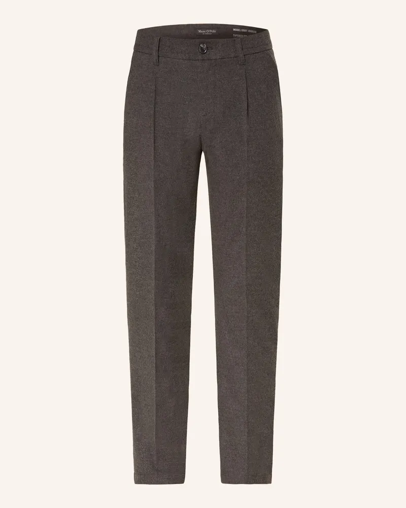 Marc O'Polo Flanellhose OSBY Tapered Fit Dunkelgrau