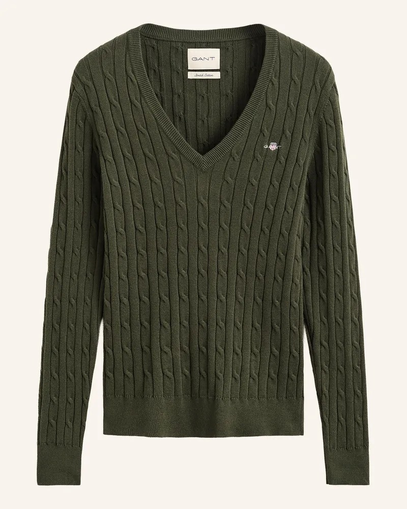 Gant Pullover gruen Dunkelgrün