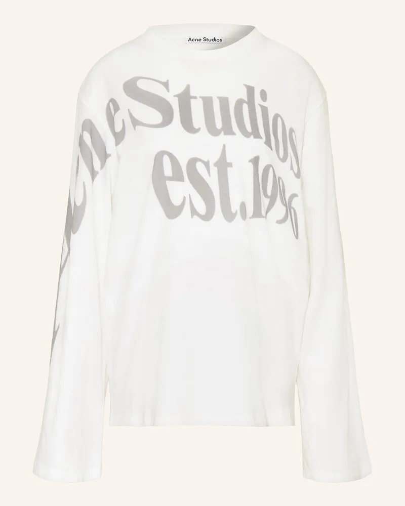Acne Studios Longsleeve weiss Weiss