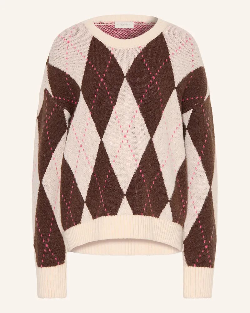 Milano Italy Pullover braun Dunkelbraun