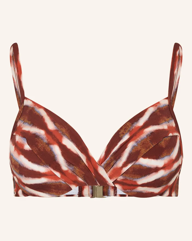 Maryan Mehlhorn Bügel-Bikini-Top Sanguine rot Dunkelrot