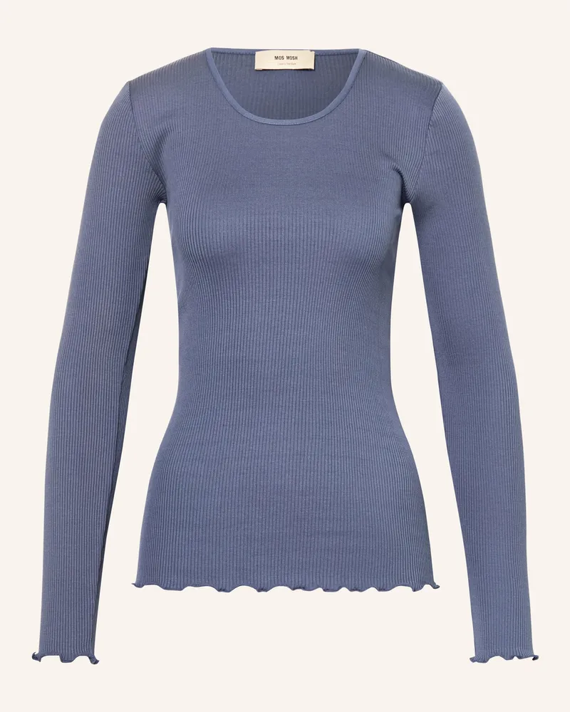 Mos Mosh Longsleeve MMELAINE Blaugrau