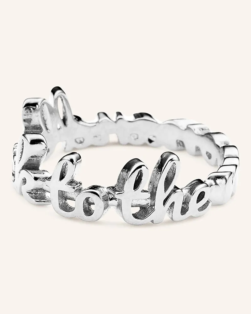 Ariane Ernst Ring TO THE MOON AND BACK Silber