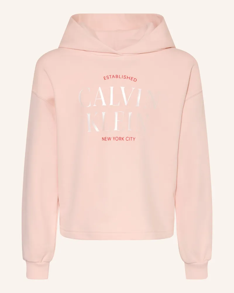 Calvin Klein Hoodie rosa Hellrosa