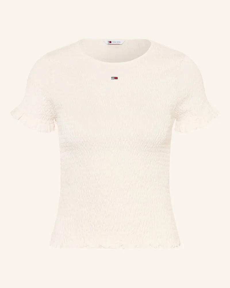 Tommy Hilfiger T-Shirt Mit Rüschen weiss Weiss