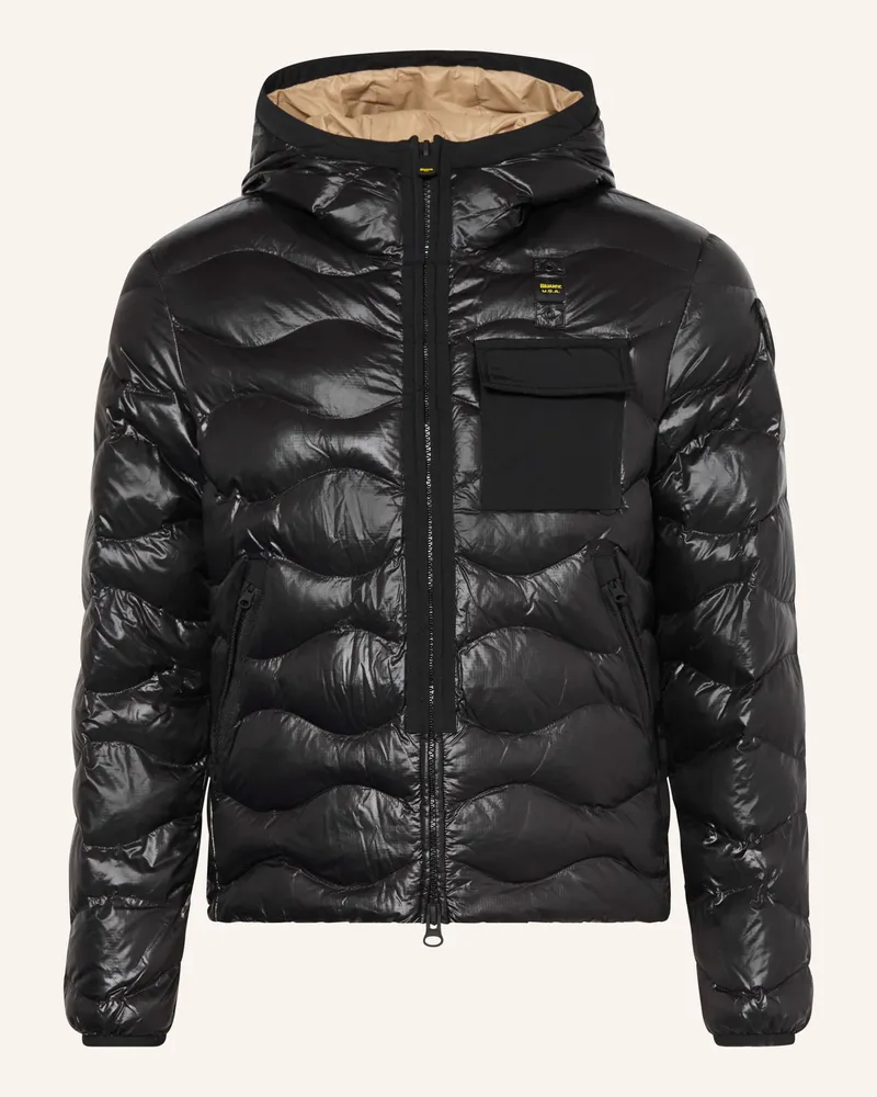 Blauer Steppjacke Bryant schwarz Schwarz