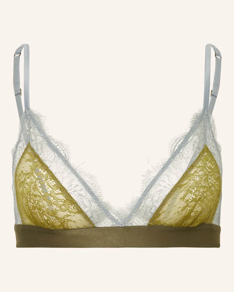 LOVE Stories Triangel-BH LOVE LACE Oliv