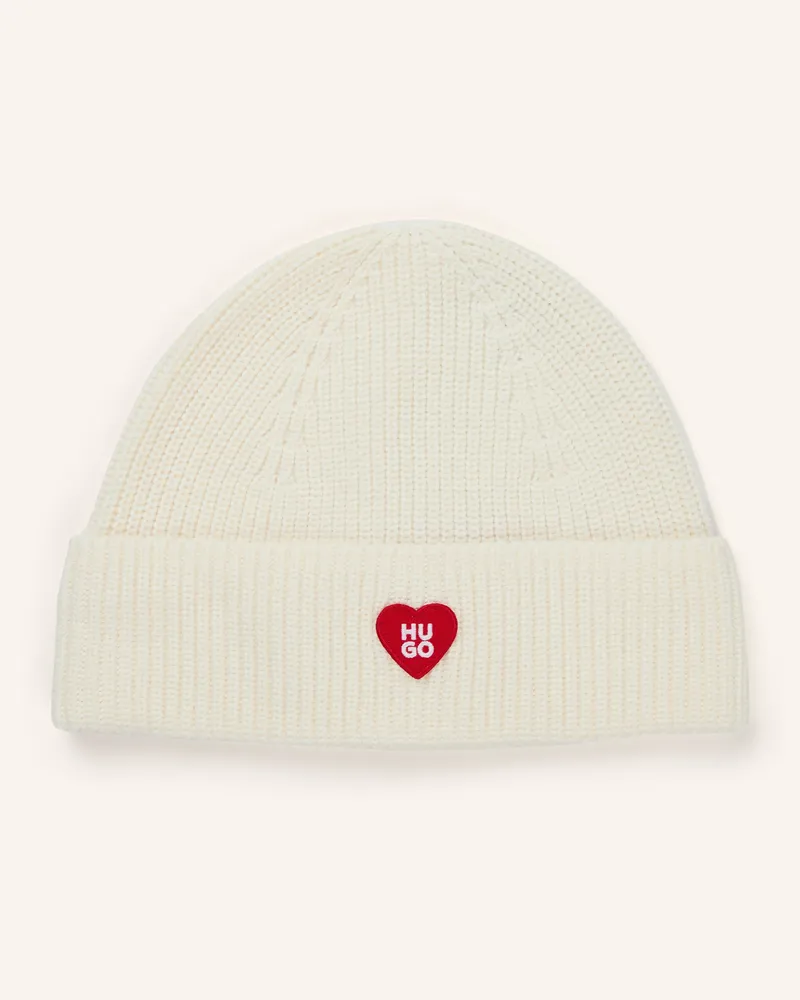 HUGO BOSS Mütze Sentialy weiss Creme
