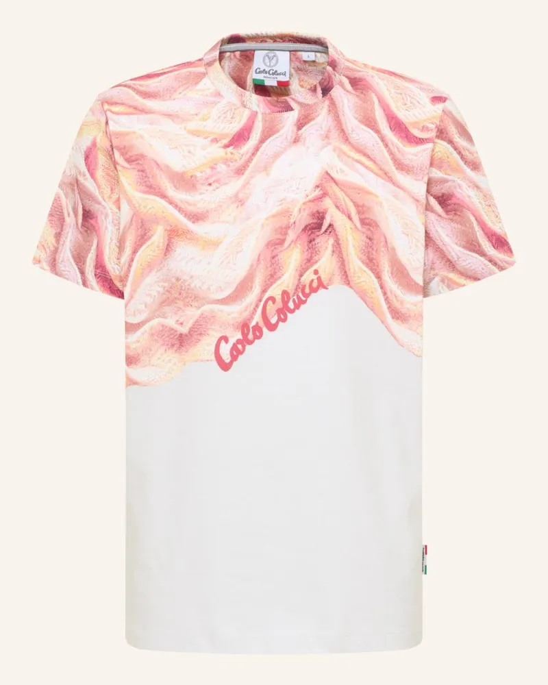 Carlo Colucci T-Shirt - Artificial Knit DONQUERQUE Orange