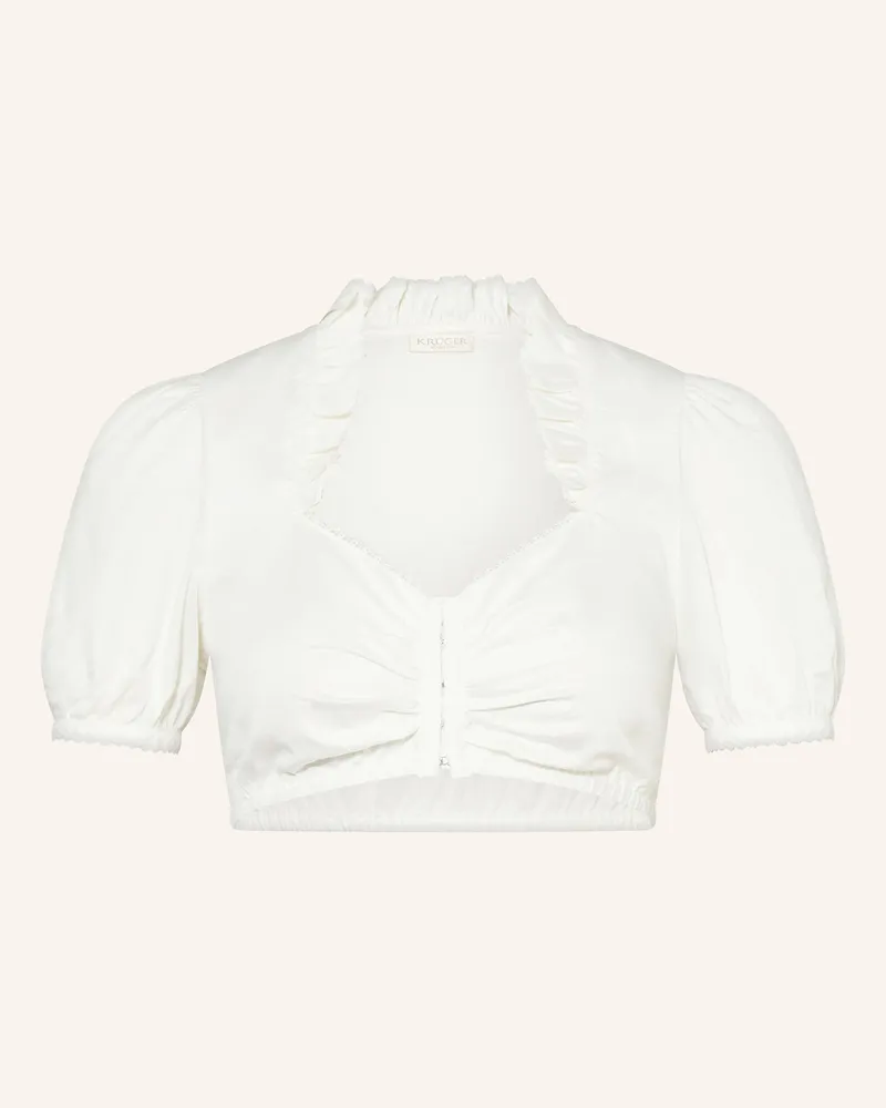 Krüger Dirndlbluse Adelma weiss Weiss