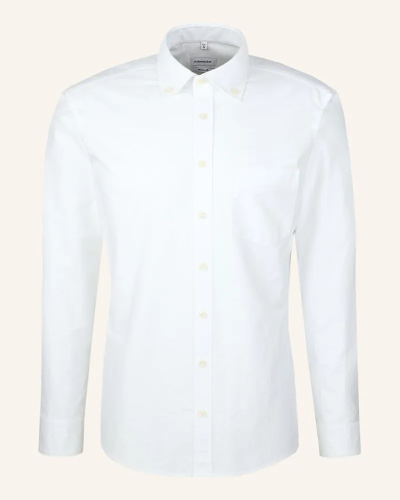 Seidensticker Casual Hemd Regular Fit weiss Weiss