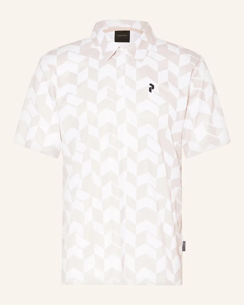 Peak Performance Funktions-Poloshirt GRAPHIC Creme