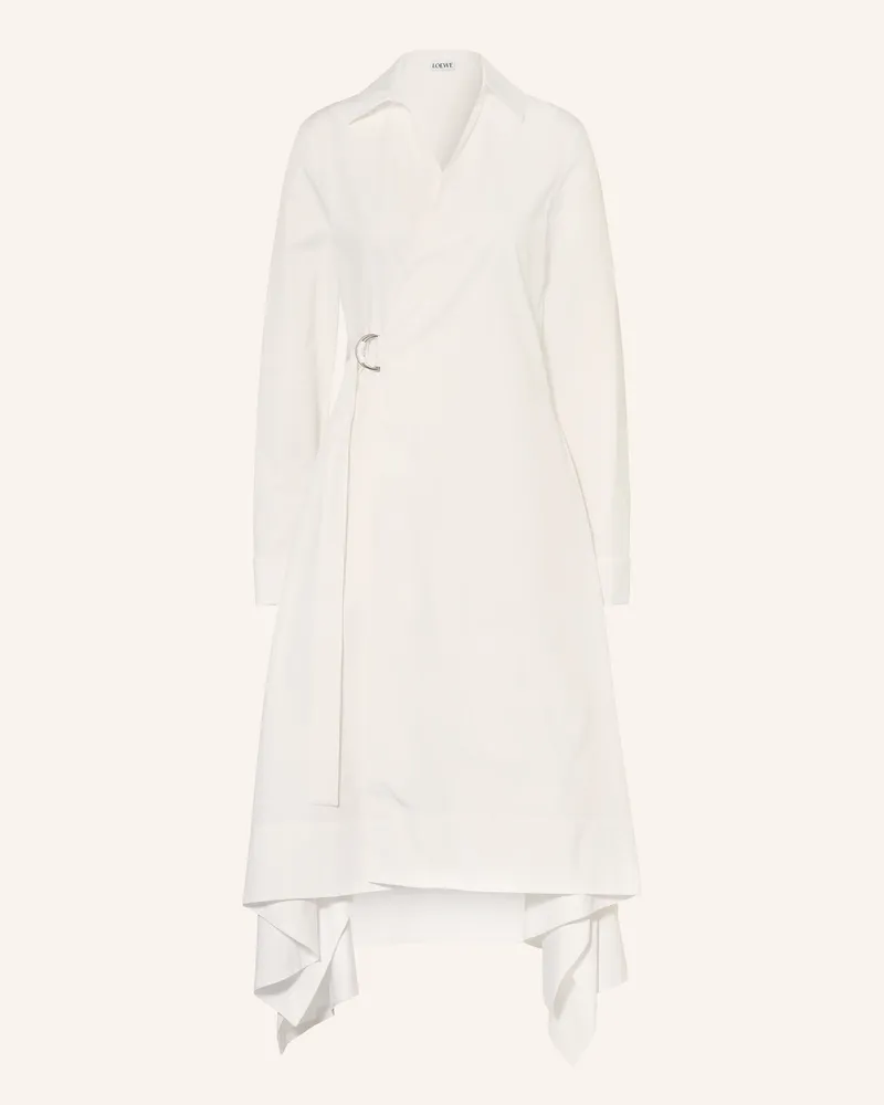 Loewe Wickelkleid weiss Weiss
