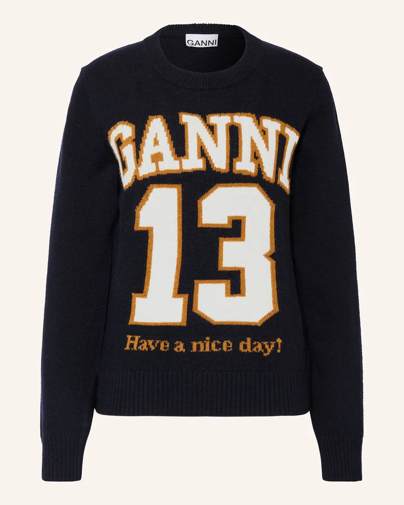 Ganni Pullover Dunkelblau