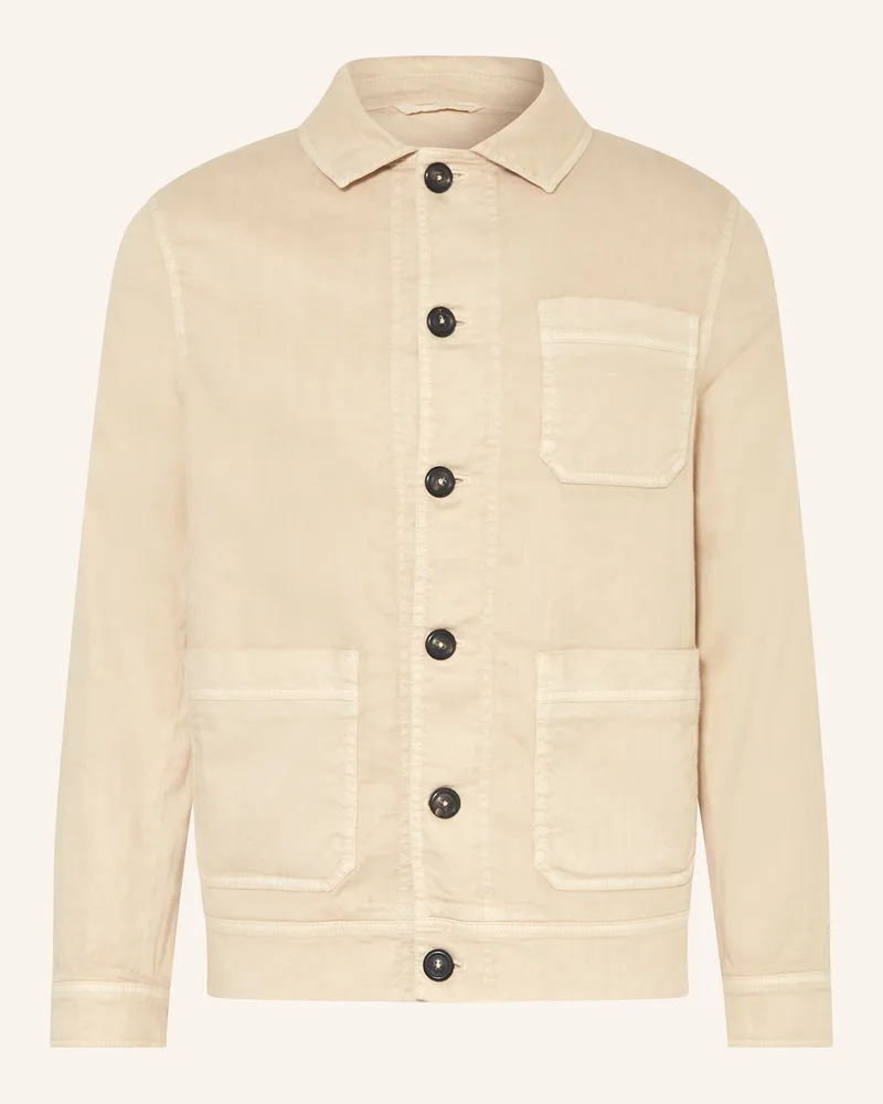 CIRCOLO 1901 Overjacket mit Leinen Hellbraun