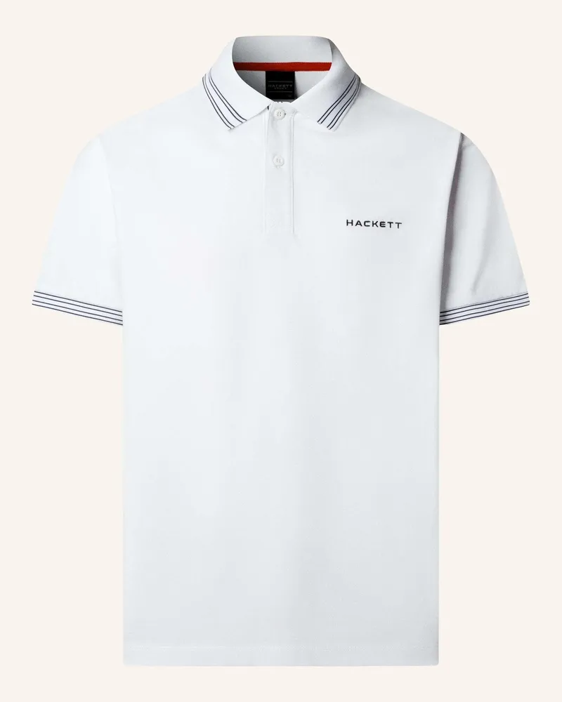 Hackett Poloshirt Hs Micro Tip Polo weiss Weiss